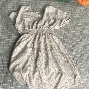 Sienna Sky Floral Dress in Cream and Pink